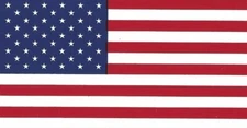 USA Flag Sticker 4x8" Decal America Patriot American Vinyl Patriotism US Seller