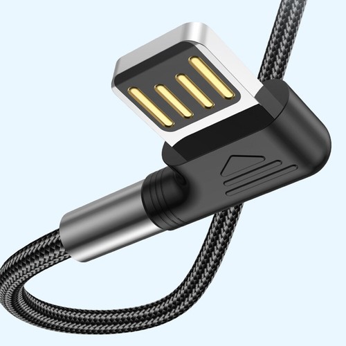 2 Pack USB-C Right Angle Fast Chargers High Speed Cables Heavy Duty Durable - 第 11/17 張圖片