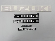 Suzuki Samurai Emblems And Decals Gray