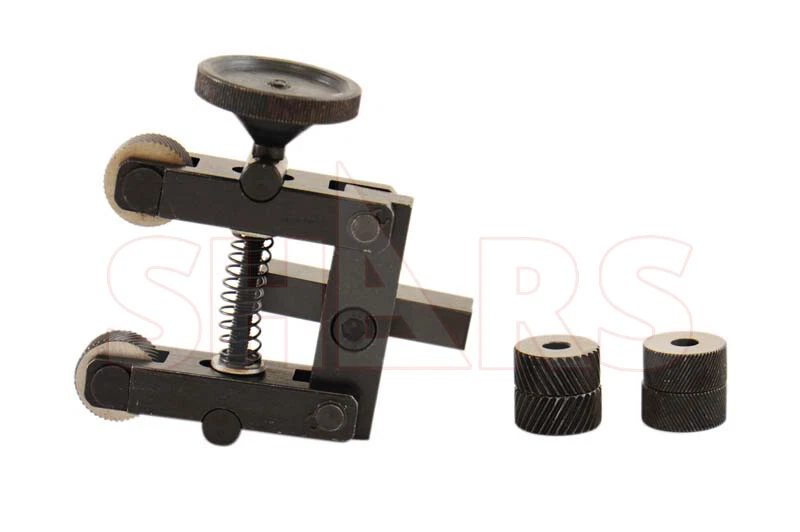 SHARS TOOL Shars Knurling Tool Knurler Knurl Holder Fine Medium Wheels New P}