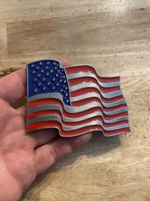 USA Belt Buckle Patriotic War Military Collector American Flag America Metal WOW