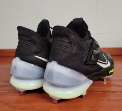Nike Force Zoom Trout 8 Elite Black Grey Baseball Cleats  display picture 1