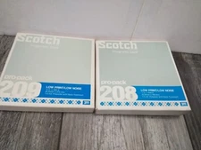 Scotch Magnetic Tape Pro Pack 208  1/4'' 600-ft  (2pk bundle) ++ free empty reel