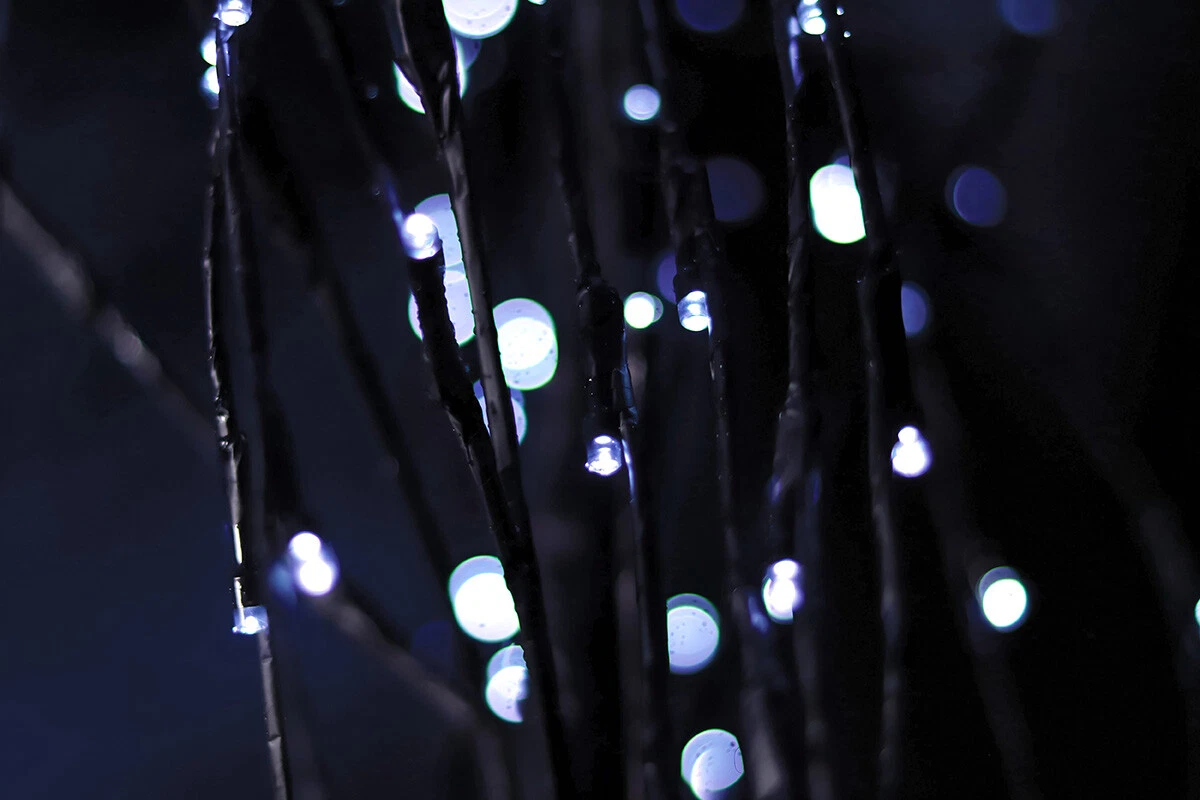 Solar powered online weeping willow tree