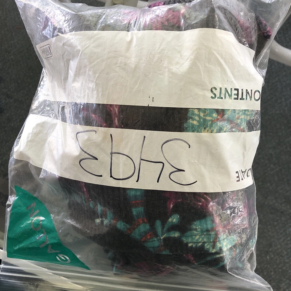 Chaleco Lularoe Gris Azul Púrpura Floral Frente Abierto Para Mujer Talla M A3493 Foto 4 de 4