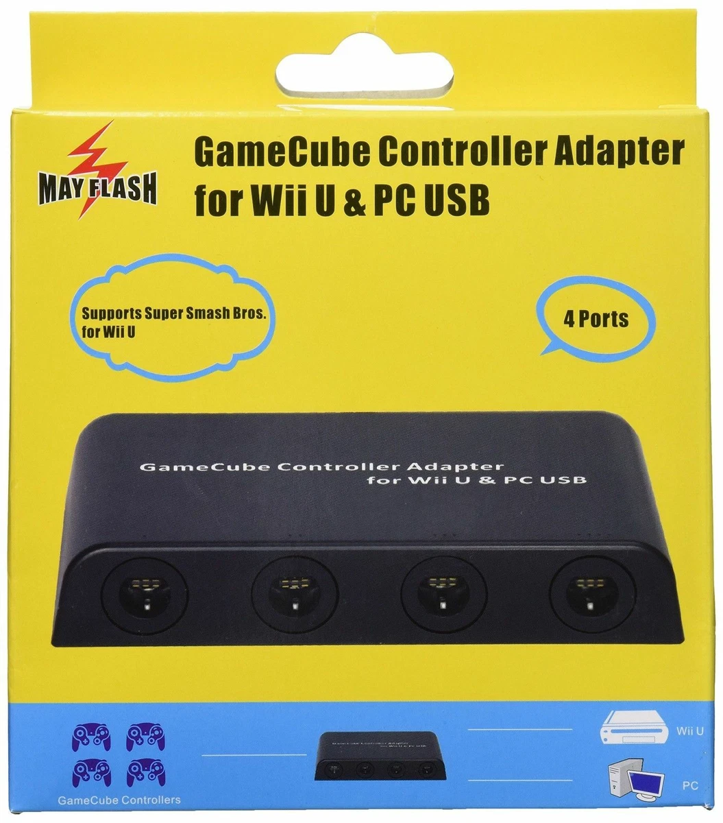 Adaptateur de contrôle MAYFLASH GameCube pour Wii U Maroc