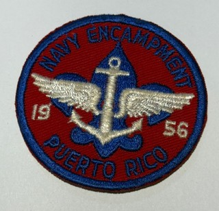 1956 Navy Encampment Sea Air Explorer Puerto Rico Boy Scout XJ9