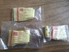 JOBLOT 9 x RS RADIO SPARES 0.01uF, 0.022uF, 0.047uF 1500v CAPACITOR (MW-739)
