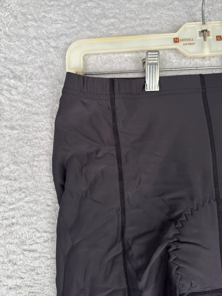 Pantalones Cortos de Ciclismo VINTAGE Nike Adultos Grandes Negros Mezcla de Poliéster Spandex Acolchados Foto 4 de 4