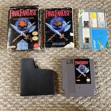 Final Fantasy 1 Nintendo Nes In Box With Manual And Poster CiB Complete