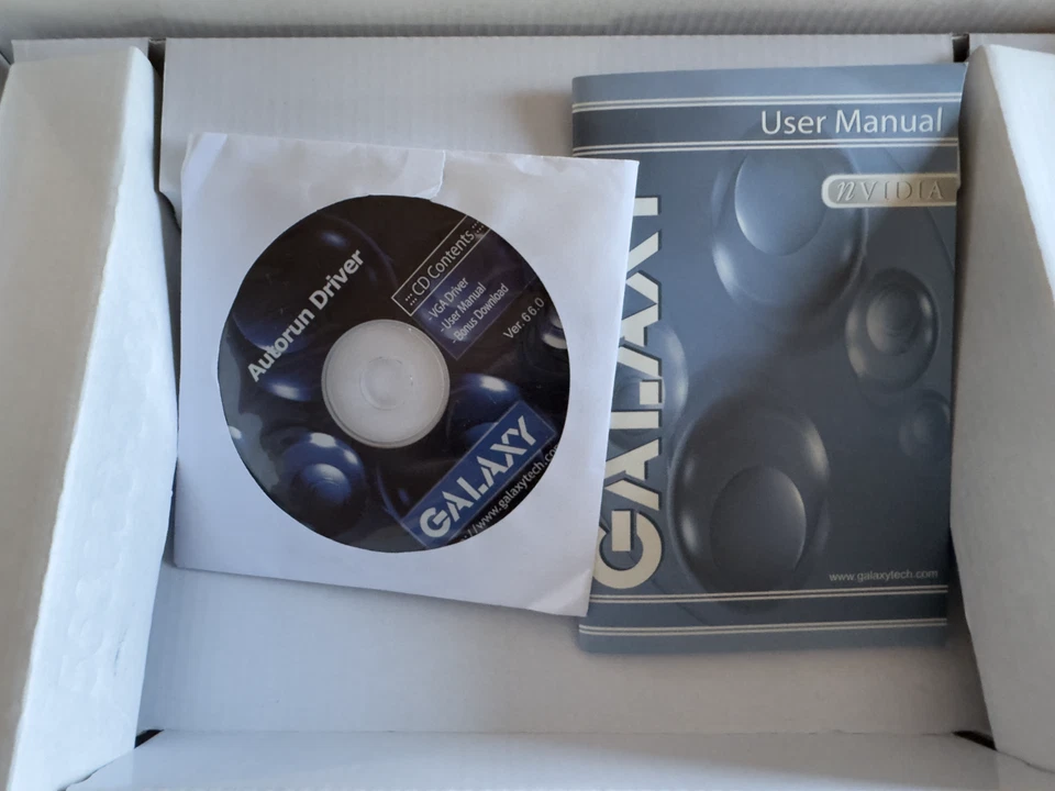 GALAXY NVIDIA GeFORCE 9500GT 512MB PCIe VGA DVI VIDEO GRAPHICS CARD ADAPTER - Image 3 of 4