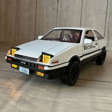 Toyota AE86 Trueno Initial D 1/32 White Diecast Car by Fujiwara Tofu Shop