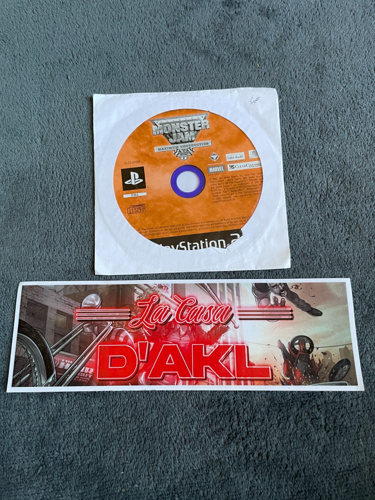 RARE : Monster Jam Maximum Destruction CD SEUL sur Playstation 2 PS2 - FR