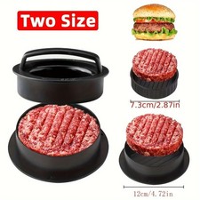 3 IN 1 Non Stick Stuffed Burger Press Hamburger Patty Molds Maker Sliders BBQ US