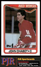 John Chabot 1990-91 Topps #163 Detroit Red Wings