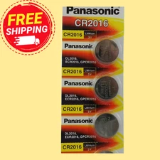 PANASONIC CR2016 Lithium 3V Watch Battery (Exp 12/2032)  3Pcs