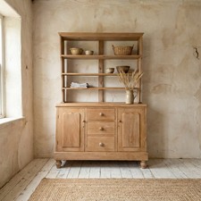 Victorian Pine Kitchen Dresser | Antique English Pine Dresser | Late 19th C