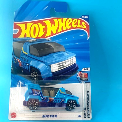 HOT WHEELS 2025 RAPID PULSE BLUE 137/250 JBB50 FIRST RESPONSE ERIC