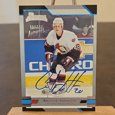 Bowman 2003-04 Rookie Antoine Vermette Autograph #153 Ottawa Senators NHL