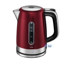 LOGIK L17SKR21 Jug Kettle - Red Electric Kitchen Water Boiler 1.7L Capacity