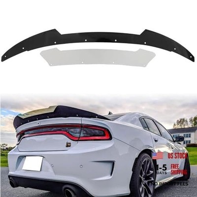 V2 Rear Wickerbill Spoiler for Dodge Charger 2015-2023 SRT ScatPack Hellcat 