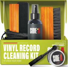 Vinyl Record Cleaning Kit 6-Piece Set with Vinyl Cleaner Spray, Anti-Static Ve