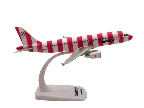 PPC Airbus A320 "FlyPink" pink stripes D-AICS 1:200 Modellflugzeug - Bild 2 von 3