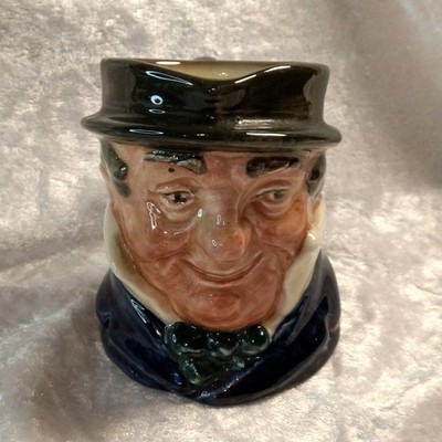 Vintage Royal Doulton England Captain Cuttle Mini Figur Toby Krug 3,25'' hoch