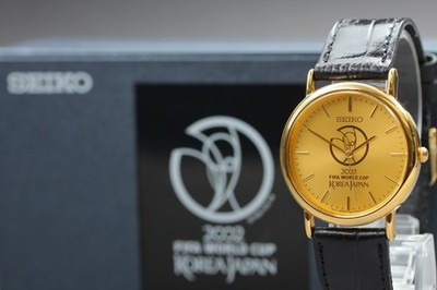 Limitiert [unbenutzt/Box] FIFA KOREA JAPAN WORLD CUP SEIKO 7N01-0AA0 Qz...
