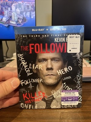 The Following Season 3 Final Season Blu-ray Disc Kevin Bacon New Sealed