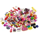 Huge Barbie Doll Accessories Lot Vintage Shoes Furniture Power Rangers Mix -BL