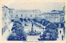 dh61 cartolina pietramelara piazza s.rocco provincia di caserta