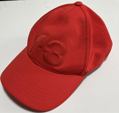 Y-3 Yohji Yamamoto Cap Rot Herren Aus Japan Free Size Gebraucht Limitiert Sel...
