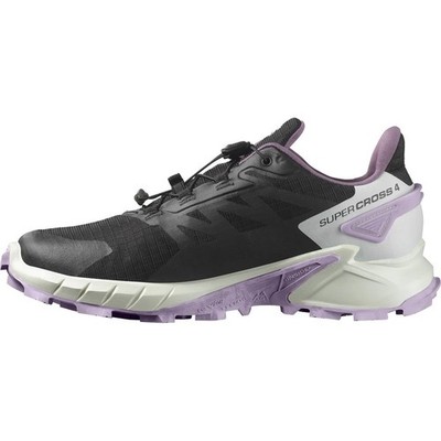 Salomon Damen Supercross 4 GTX W, Wasserdicht, Black Vanilla Ice Orchid