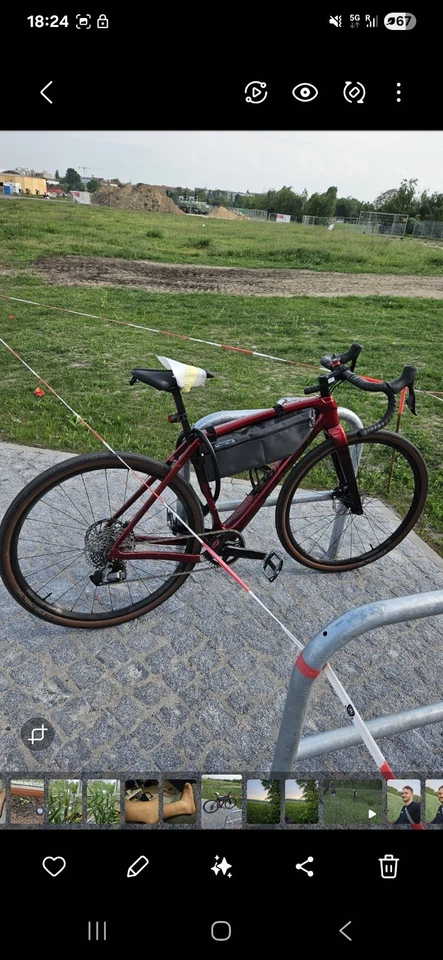 Trek Checkpoint SL 6 AXS 54 Crimson/Carbon Red Smoke - Bild 4 von 4