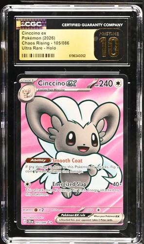 Cinccino ex graded CGC 10 for sale on eBay