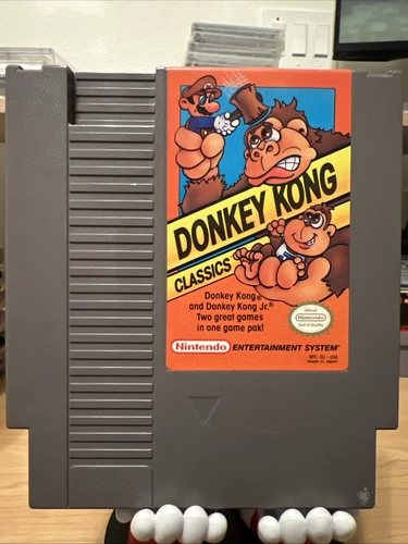 Donkey Kong Classics (NES, 1988) Authentic Tested Cartridge