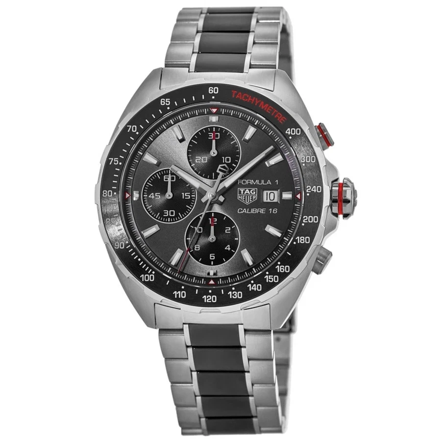 Nuevo reloj para hombre Tag Heuer Formula 1 automático cronógrafo gris CAZ2012.BA0970