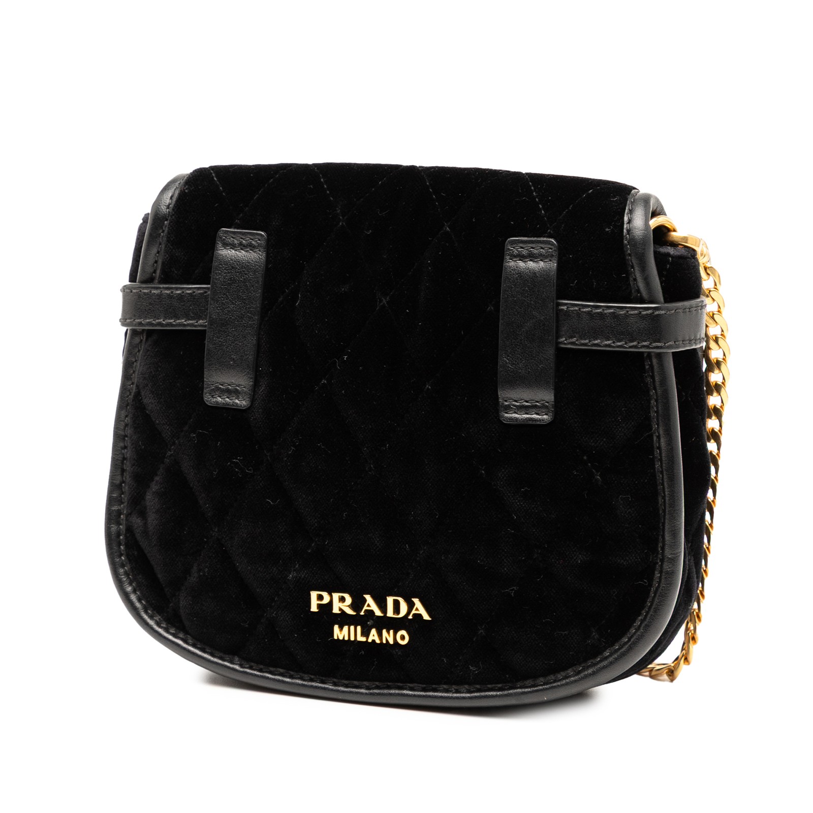 Authenticated Prada Impuntu Velluto Corsaire Cros… - image 2
