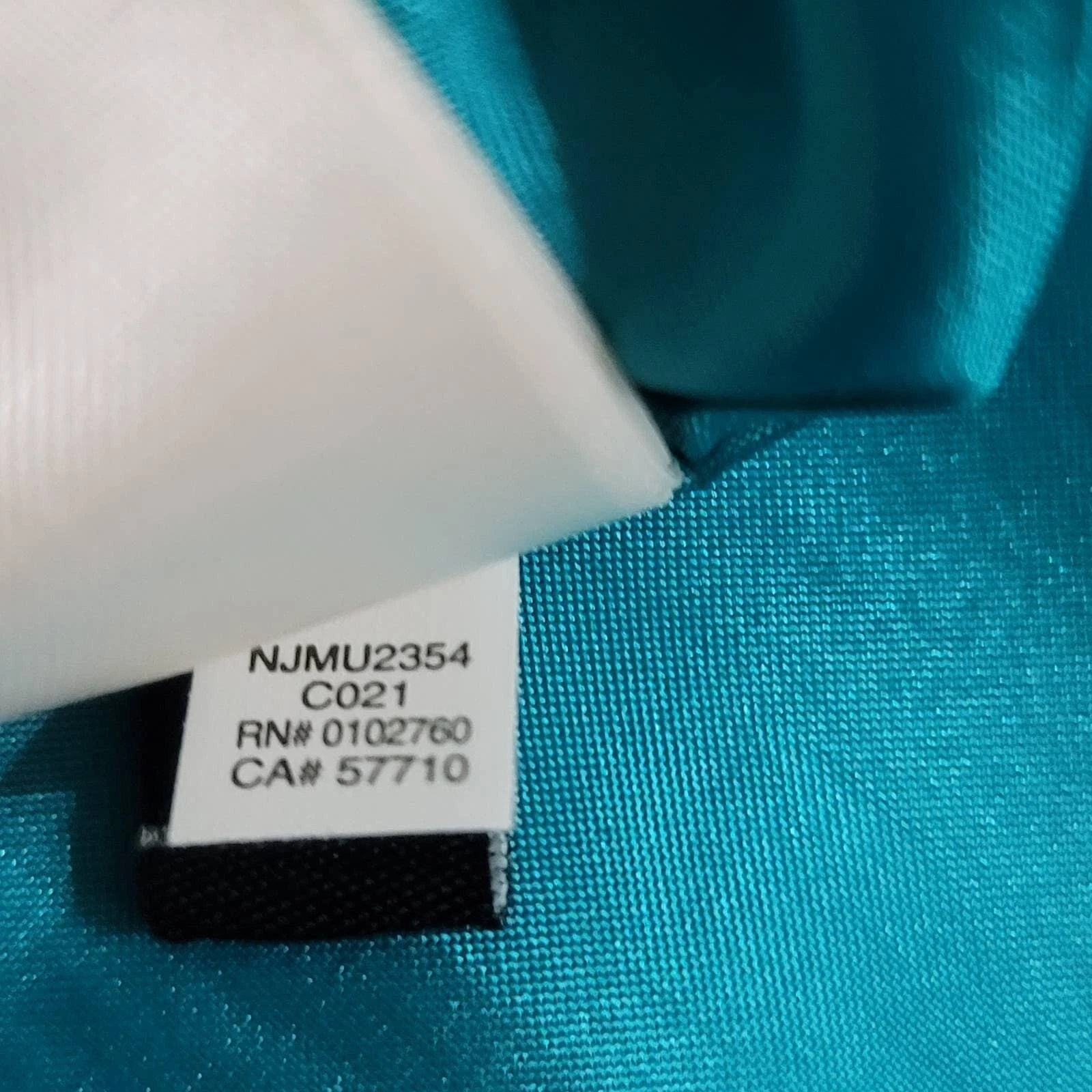 Abito Kate Spade misto lino 8 maniche turchese tasche A Line classico