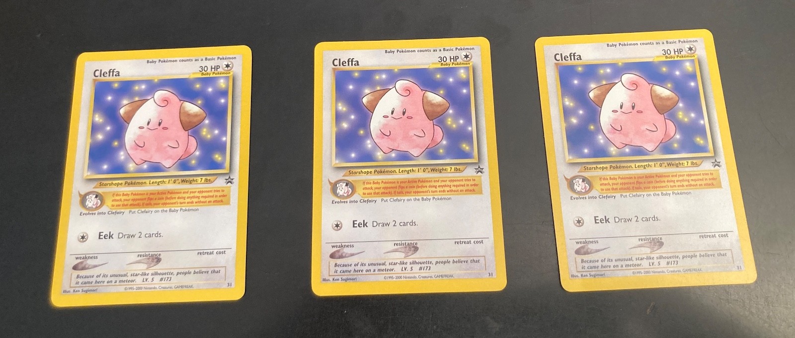 Pokemon Black Star Promo, Cleffa (#31) NM-/LP+ **Price is for 1 Card**