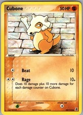 Cubone Common EX Delta Species 60/113 LP
