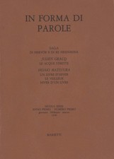In forma di parole - AA.VV. (Casa Editrice Marietti) [1990]