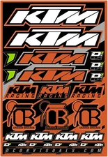 Dcor Universal Decal Sheet KTM
