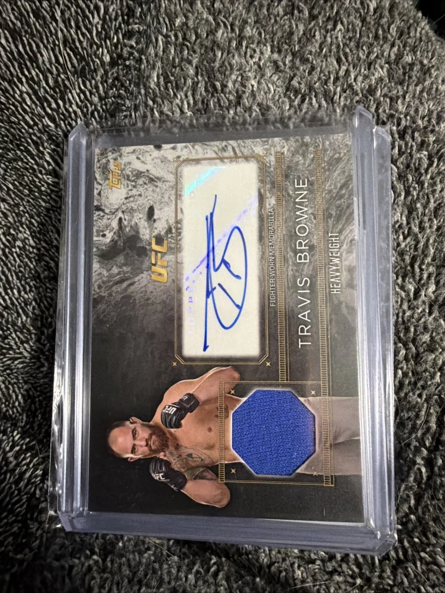 Carte De Sport MMA Travis Browne #98 - Topps UFC Chronicles 2015 Version Verte