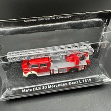 Mercedes Benz L 1519 Metz DLK 30 Modellauto 1:43 Feuerwehr Sammelobjekt NEU OVP