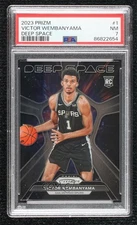 2023-24 Panini Prizm Deep Space Victor Wembanyama #1 PSA 7 19rf