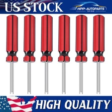 6x Auto Screwdriver Valve Stem Core Remover Tire Tube Installer Car Repair Tool