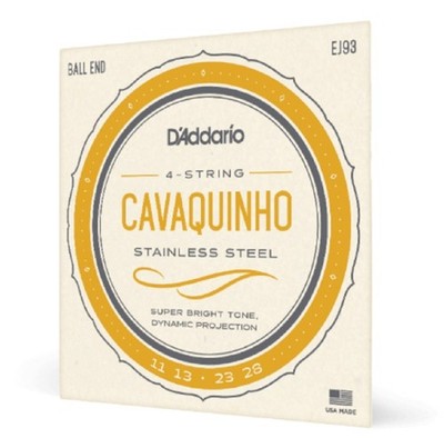 D'Addario EJ93 Cavaquinho Strings 4-String Stainless Steel