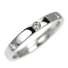 Chaumet Pt950 Diamond Ring Eternal Ribbon No. 49 - Auth free shipping from Japan